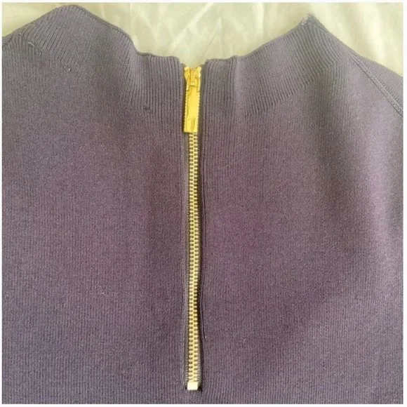 Ted Baker Hethia Pleat Knit Dress navy white size 1 *PLEASE READ* - Picture 9 of 16